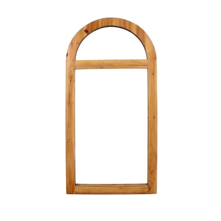Decoracion Rustic Dressing Mirror with Minimalist Wooden Window Frame DE3098129